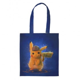 Сумка 3D повседневная с принтом Pikachu Pika Pika в Кировске, 100% полиэстер | Плотность: 200 г/м2; Размер: 34×35 см; Высота лямок: 30 см | pika | pikachu | аниме | детская | детям | игры | молния | мышка | мышь | пика | пикачу | покемон | покемоны