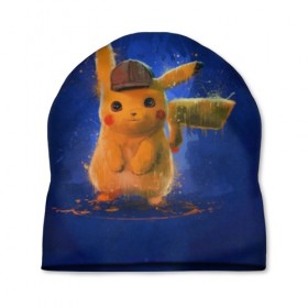 Шапка 3D с принтом Pikachu Pika Pika в Кировске, 100% полиэстер | универсальный размер, печать по всей поверхности изделия | pika | pikachu | аниме | детская | детям | игры | молния | мышка | мышь | пика | пикачу | покемон | покемоны