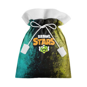 Подарочный 3D мешок с принтом Brawl Stars. в Кировске, 100% полиэстер | Размер: 29*39 см | 3d | brawl stars | moba | бравл старс | жанр | игра | краска | лого | логотип | надпись | пятна | разводы | текстура