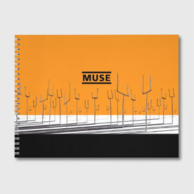 Альбом для рисования с принтом Muse в Кировске, 100% бумага
 | матовая бумага, плотность 200 мг. | muse | альтернативный | группа | доминик ховард | крис уолстенхолм | мосе | моус | моусе | муза | музе | музык | мусе | мьюз | мэттью беллами | прогрессивный | рок | симфонический | спейс | спейсрок