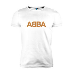 Мужская футболка премиум с принтом ABBA в Кировске, 92% хлопок, 8% лайкра | приталенный силуэт, круглый вырез ворота, длина до линии бедра, короткий рукав | абба | агнета | анни фрид | брур | бьорн | коллектив | музыка | швеция