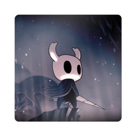 Магнит виниловый Квадрат с принтом Рыцарь - HOLLOW KNIGHT в Кировске, полимерный материал с магнитным слоем | размер 9*9 см, закругленные углы | Тематика изображения на принте: game | games | ghosts | godmaster | hollow | hornet | knight | metroidvania | silksong | zote | гримм | зот | игра | игры | квиррел | найт | песня | полый | призраки | пустой | рыцарь | силксонг | холлоу | хорнет | шелк