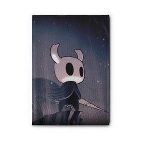 Обложка для автодокументов с принтом Рыцарь - HOLLOW KNIGHT в Кировске, натуральная кожа |  размер 19,9*13 см; внутри 4 больших “конверта” для документов и один маленький отдел — туда идеально встанут права | Тематика изображения на принте: game | games | ghosts | godmaster | hollow | hornet | knight | metroidvania | silksong | zote | гримм | зот | игра | игры | квиррел | найт | песня | полый | призраки | пустой | рыцарь | силксонг | холлоу | хорнет | шелк