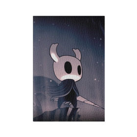 Обложка для паспорта матовая кожа с принтом Рыцарь - HOLLOW KNIGHT в Кировске, натуральная матовая кожа | размер 19,3 х 13,7 см; прозрачные пластиковые крепления | Тематика изображения на принте: game | games | ghosts | godmaster | hollow | hornet | knight | metroidvania | silksong | zote | гримм | зот | игра | игры | квиррел | найт | песня | полый | призраки | пустой | рыцарь | силксонг | холлоу | хорнет | шелк