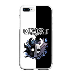 Чехол для iPhone 7Plus/8 Plus матовый с принтом Hollow Knight (Black & White) в Кировске, Силикон | Область печати: задняя сторона чехла, без боковых панелей | game | hollow knight | hollow knight godmaster | hollow knight map | hollow knight ps4 | silksong | белый | зот могучий | игра | карта | королевство | метроидвания | полый король | приключения букашек | халлоунест | холлоу кнайт | черный