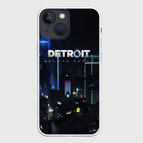 Чехол для iPhone 13 mini с принтом DETROIT: BECOME HUMAN в Кировске,  |  | action | ai | android | connor | dbhpk19 | detroit become human | game | rk 800 | rk 900 | андроиды | детектив | игра | игры | интерактивное кино | кара | коннор | логотип | маркус | роботы | фирменный стиль | экшн