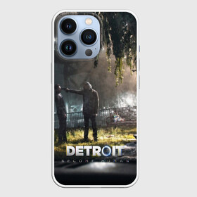 Чехол для iPhone 13 Pro с принтом DETROIT:BECOME HUMAN в Кировске,  |  | action | ai | android | connor | dbhpk19 | detroit become human | game | rk 800 | rk 900 | андроиды | детектив | игра | игры | интерактивное кино | кара | коннор | логотип | маркус | роботы | фирменный стиль | экшн