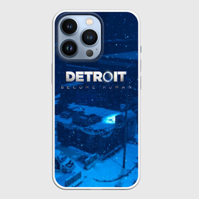 Чехол для iPhone 13 Pro с принтом DETROIT:BECOME HUMAN в Кировске,  |  | action | ai | android | connor | dbhpk19 | detroit become human | game | rk 800 | rk 900 | андроиды | детектив | игра | игры | интерактивное кино | кара | коннор | логотип | маркус | роботы | фирменный стиль | экшн