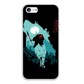 Чехол для iPhone 5/5S матовый с принтом Princess Mononoke в Кировске, Силикон | Область печати: задняя сторона чехла, без боковых панелей | anime | ghibli | hayao miyazaki | hime | meme | miyazaki | mononoke | music | princess | studio ghibli | tokyo | иероглиф | манга | стиль | фентези