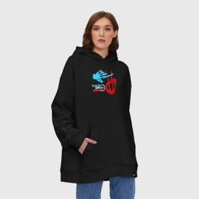 Худи SuperOversize хлопок с принтом TWENTY ONE PILOTS (TOP) в Кировске, 70% хлопок, 30% полиэстер, мягкий начес внутри | карман-кенгуру, эластичная резинка на манжетах и по нижней кромке, двухслойный капюшон
 | 21 pilots | 21p | bandito | blurryface | chlorine | joshua | music | ned | rock | top | trench | twenty one pilots | tyler | бандито | группа | музыка | нэд | рок | тренч