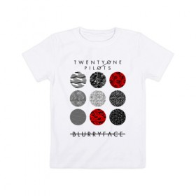 Детская футболка хлопок с принтом TWENTY ONE PILOTS (TOP) в Кировске, 100% хлопок | круглый вырез горловины, полуприлегающий силуэт, длина до линии бедер | 21 pilots | 21p | bandito | blurryface | chlorine | joshua | music | ned | rock | top | trench | twenty one pilots | tyler | бандито | группа | музыка | нэд | рок | тренч