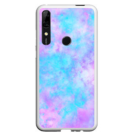 Чехол для Honor P Smart Z с принтом Мрамор Tie Dye в Кировске, Силикон | Область печати: задняя сторона чехла, без боковых панелей | tie dye | летняя футболка | розовый | синий | тай дай | фиолетовый | яркая футболка