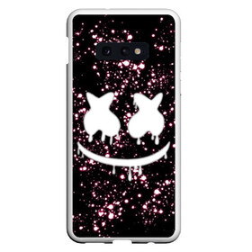 Чехол для Samsung S10E с принтом Marshmello Stars в Кировске, Силикон | Область печати: задняя сторона чехла, без боковых панелей | Тематика изображения на принте: christopher | comstock | dj | dotcom | fortnite | friends | glitch | marshmallow | marshmello | star | stars | usa | глитч | диджей | друзья | звезды | зефир | комсток | космос | крис | мармелад | маршмэллоу | молнии | музыка | продюсер | сша |