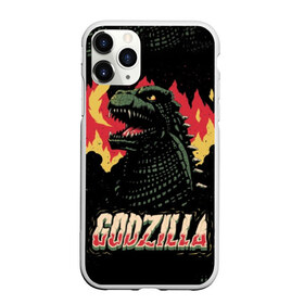 Чехол для iPhone 11 Pro матовый с принтом Годзилла в Кировске, Силикон |  | godzilla | king of the monsters | годзила | годзилла 2 | король монстров