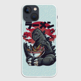 Чехол для iPhone 13 mini с принтом Blue Godzilla в Кировске,  |  | godzilla | king of the monsters | годзила | годзилла 2 | король монстров