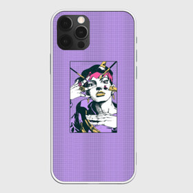 Чехол для iPhone 12 Pro Max с принтом Kishibe Rohan in Purple в Кировске, Силикон |  | diamond is unbreakable | heavens door | jjba | jojo | kishibe | rohan