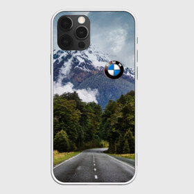 Чехол для iPhone 12 Pro Max с принтом BMW в Кировске, Силикон |  | asphalt | bmw | clouds | forest | mountains | nature | road | route | sky | snow | top | асфальт | бмв | вершина | горы | дорога | лес | небо | облака | природа | снег | трасса