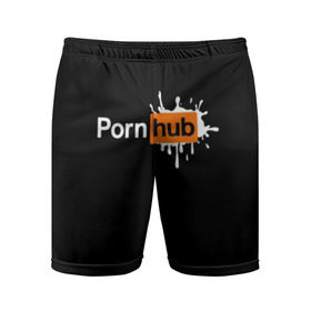 Мужские шорты 3D спортивные с принтом PORN HUB в Кировске,  |  | логотип | пошлое