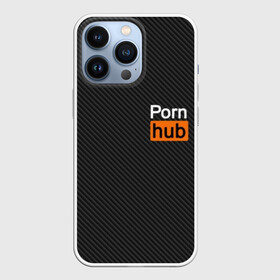 Чехол для iPhone 13 Pro с принтом PORN HUB в Кировске,  |  | карбон | логотип | пошлое