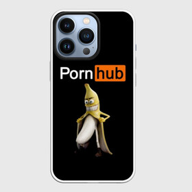 Чехол для iPhone 13 Pro с принтом PORN HUB в Кировске,  |  | банан | логотип | пошлое
