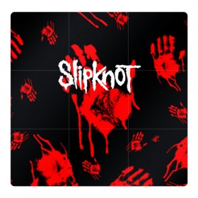 Магнитный плакат 3Х3 с принтом Slipknot (1) в Кировске, Полимерный материал с магнитным слоем | 9 деталей размером 9*9 см | horror | music | not | rock | slipk | slipknot | кровь | музыка | рок | слипкнот | ужасы