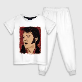 Детская пижама хлопок с принтом Элвис Пресли в Кировске, 100% хлопок |  брюки и футболка прямого кроя, без карманов, на брюках мягкая резинка на поясе и по низу штанин
 | Тематика изображения на принте: американский. певец. актёр. король рок н ролл