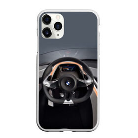 Чехол для iPhone 11 Pro Max матовый с принтом BMW в Кировске, Силикон |  | bmw | car | car interior | steering | windshield | автомобиль | бмв | лобовое стекло | руль | салон