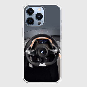 Чехол для iPhone 13 Pro с принтом BMW в Кировске,  |  | Тематика изображения на принте: bmw | car | car interior | steering | windshield | автомобиль | бмв | лобовое стекло | руль | салон