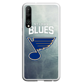 Чехол для Honor P30 с принтом St Louis Blues в Кировске, Силикон | Область печати: задняя сторона чехла, без боковых панелей | nhl | st. louis blues | блюз | нхл | сент луиз | сент луис | сент луис блюз | тарасенко | хоккей | шайба