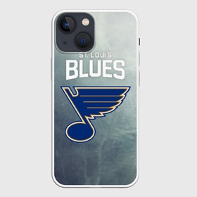 Чехол для iPhone 13 mini с принтом St. Louis Blues в Кировске,  |  | nhl | st. louis blues | блюз | нхл | сент луиз | сент луис | сент луис блюз | тарасенко | хоккей | шайба