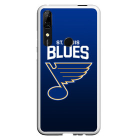 Чехол для Honor P Smart Z с принтом St Louis Blues в Кировске, Силикон | Область печати: задняя сторона чехла, без боковых панелей | Тематика изображения на принте: nhl | st. louis blues | блюз | нхл | сент луиз | сент луис | сент луис блюз | тарасенко | хоккей | шайба