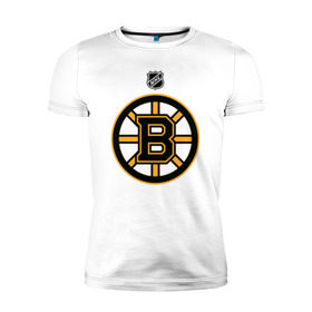 Мужская футболка премиум с принтом Boston Bruins NHL в Кировске, 92% хлопок, 8% лайкра | приталенный силуэт, круглый вырез ворота, длина до линии бедра, короткий рукав | boston | boston bruins | hockey | nhl | бостон | бостон брюинз | кубок стенли | нхл | спорт | хоккей | шайба