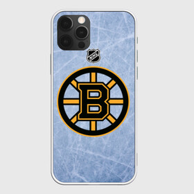 Чехол для iPhone 12 Pro с принтом Boston Bruins в Кировске, силикон | область печати: задняя сторона чехла, без боковых панелей | Тематика изображения на принте: boston | boston bruins | hockey | nhl | бостон | бостон брюинз | кубок стенли | нхл | спорт | хоккей | шайба