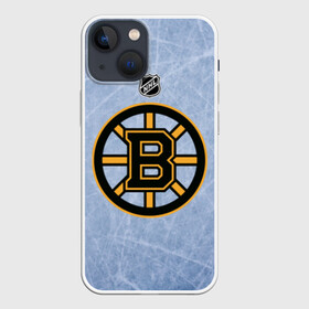 Чехол для iPhone 13 mini с принтом Boston Bruins в Кировске,  |  | boston | boston bruins | hockey | nhl | бостон | бостон брюинз | кубок стенли | нхл | спорт | хоккей | шайба