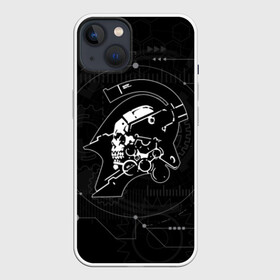 Чехол для iPhone 13 с принтом KOJIMA PRODUCTIONS в Кировске,  |  | bridges | death | game | games | hideo | kojima | logo | mads | mikkelsen | norman | porter | reedus | sam | stranding | гений | дес | игра | игры | кодзима | лого | миккельсен | портер | ридус | стрендинг | сэм | хидео