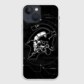 Чехол для iPhone 13 mini с принтом KOJIMA PRODUCTIONS в Кировске,  |  | bridges | death | game | games | hideo | kojima | logo | mads | mikkelsen | norman | porter | reedus | sam | stranding | гений | дес | игра | игры | кодзима | лого | миккельсен | портер | ридус | стрендинг | сэм | хидео