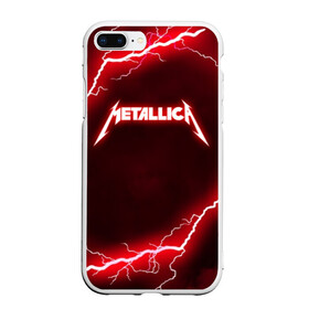 Чехол для iPhone 7Plus/8 Plus матовый с принтом METALLICA в Кировске, Силикон | Область печати: задняя сторона чехла, без боковых панелей | Тематика изображения на принте: matters metallica | music | nothing else | rock | trash metal | группа | музыка | музыканты | рок | трэш металл