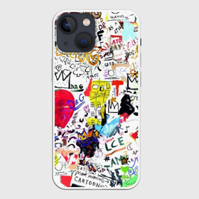 Чехол для iPhone 13 mini с принтом DG paint в Кировске,  |  | art | dg | dolcegabbana | font | graffity | heart | paint | trend | абстракция | краска | надписи | рисунок | сердце | шрифт
