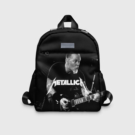 Детский рюкзак 3D с принтом METALLICA в Кировске, 100% полиэстер | лямки с регулируемой длиной, сверху петелька, чтобы рюкзак можно было повесить на вешалку. Основное отделение закрывается на молнию, как и внешний карман. Внутри дополнительный карман. По бокам два дополнительных кармашка | Тематика изображения на принте: matters metallica | music | nothing else | rock | trash metal | группа | музыка | музыканты | рок | трэш металл