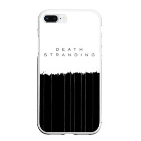 Чехол для iPhone 7Plus/8 Plus матовый с принтом DEATH STRANDING в Кировске, Силикон | Область печати: задняя сторона чехла, без боковых панелей | bridges | death | game | games | hideo | kojima | logo | mads | mikkelsen | norman | porter | reedus | sam | stranding | гений | дес | игра | игры | кодзима | лого | миккельсен | портер | ридус | стрендинг | сэм | хидео