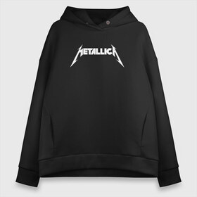 Женское худи Oversize хлопок с принтом METALLICA (НА СПИНЕ) в Кировске, френч-терри — 70% хлопок, 30% полиэстер. Мягкий теплый начес внутри —100% хлопок | боковые карманы, эластичные манжеты и нижняя кромка, капюшон на магнитной кнопке | matters metallica | music | nothing else | rock | trash metal | группа | металлика | музыка | музыканты | рок | трэш металл