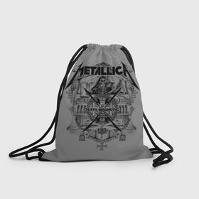 Рюкзак-мешок 3D с принтом Metallica в Кировске, 100% полиэстер | плотность ткани — 200 г/м2, размер — 35 х 45 см; лямки — толстые шнурки, застежка на шнуровке, без карманов и подкладки | album | black | concert | heavy | kirk | metal | metallica | music | rock | tolls | джеймс хэтфилд | кирк хэмметт | клифф бёртон | ларс ульрих | метал | металлика | трэш