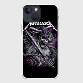 Чехол для iPhone 13 mini с принтом Metallica в Кировске,  |  | album | black | concert | heavy | kirk | metal | metallica | music | rock | tolls | джеймс хэтфилд | кирк хэмметт | клифф бёртон | ларс ульрих | метал | металлика | трэш