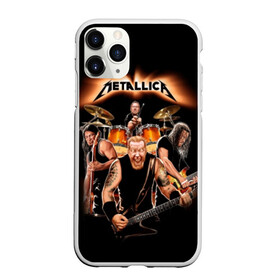 Чехол для iPhone 11 Pro матовый с принтом Metallica в Кировске, Силикон |  | album | black | concert | heavy | kirk | metal | metallica | music | rock | tolls | джеймс хэтфилд | кирк хэмметт | клифф бёртон | ларс ульрих | метал | металлика | трэш