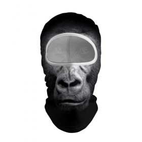 Балаклава 3D с принтом Горилла в Кировске, 100% полиэстер, ткань с особыми свойствами — Activecool | плотность 150–180 г/м2; хорошо тянется, но при этом сохраняет форму. Закрывает шею, вокруг отверстия для глаз кайма. Единый размер | animal | black | eyes | fauna | gorilla | gray | look | monkey | muzzle | primate | взгляд | глаза | горилла | животное | обезьяна | примат | серый | фауна | черный
