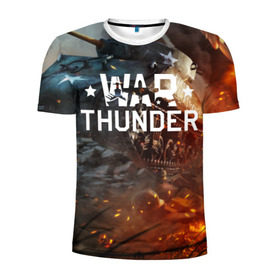 Мужская футболка 3D спортивная с принтом war thunder (ник на спине) в Кировске, 100% полиэстер с улучшенными характеристиками | приталенный силуэт, круглая горловина, широкие плечи, сужается к линии бедра | Тематика изображения на принте: war thunder | war thunder 2019 | war thunder лучшие | war thunder самолеты | war thunder танки | вар тандер | игра war thunder | купить футболку war thunder | футболки war thunder