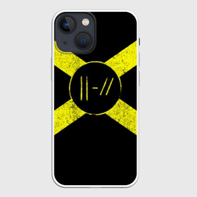 Чехол для iPhone 13 mini с принтом Twenty One Pilots 14 в Кировске,  |  | abstract | one pilots | twenty one | twenty one pilots | желтый | твенти ван | твенти ван пайлотс