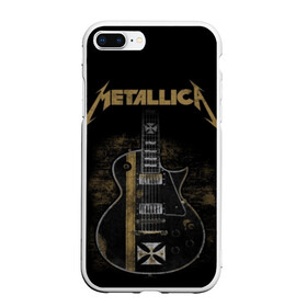 Чехол для iPhone 7Plus/8 Plus матовый с принтом Metallica в Кировске, Силикон | Область печати: задняя сторона чехла, без боковых панелей | album | black | concert | heavy | kirk | metal | metallica | music | rock | tolls | джеймс хэтфилд | кирк хэмметт | клифф бёртон | ларс ульрих | метал | металлика | трэш