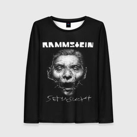 Женский лонгслив 3D с принтом Rammstein в Кировске, 100% полиэстер | длинные рукава, круглый вырез горловины, полуприлегающий силуэт | du hast | heavy | herzeleid | metal | mutter | rammstein | reise | rosenrot | sehnsucht | till lindemann | группа | метал | рамштайн | рок | тилль линдеманн | хард