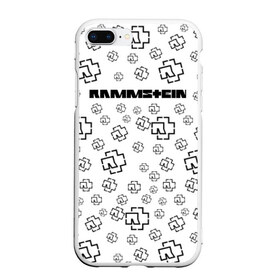 Чехол для iPhone 7Plus/8 Plus матовый с принтом RAMMSTEIN в Кировске, Силикон | Область печати: задняя сторона чехла, без боковых панелей | metallica | music | rammstein | rock | металл | металлика | музыка | раммштайн | рок | рок группа